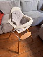 Childhome evolu 50-75-90cm kinderstoel hout wit accessoires, Enlèvement, Comme neuf, Chaise évolutive, Ceinture(s)