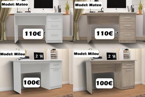 VN Bureaus 2 Modellen in 2 kleuren +Gratis Levering in Gent, Huis en Inrichting, Bureaus, Nieuw, Bureau, Ophalen of Verzenden