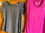 2 sport t shirts dames m38 , merken, Ophalen of Verzenden, Zo goed als nieuw, Roze