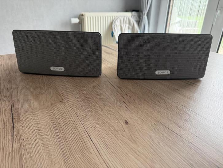 Sonos Play3 blanc compatible S2, Audio, Tv en Foto, Luidsprekerboxen, Gebruikt, Front, Rear of Stereo speakers, Ophalen of Verzenden