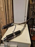 Dubbele Over Carbon Uitlaat Dax/Monkey, Ophalen, Gebruikt, Uitlaat, Over