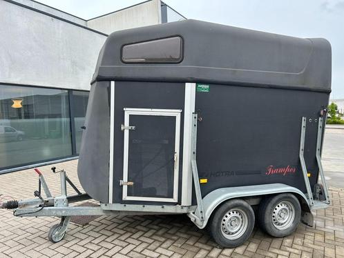 paardentrailer voor 2 Paarden, Dieren en Toebehoren, Paarden en Pony's | Trailers en Aanhangwagens, Gebruikt, 2-paards trailer