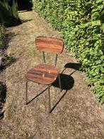 Vintage keukenstoelen, Ophalen, Gebruikt, Bruin, Vier