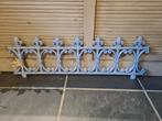 Oude brocante gietijzer tuinhekken bordes, perkhek tuinrand, Ophalen