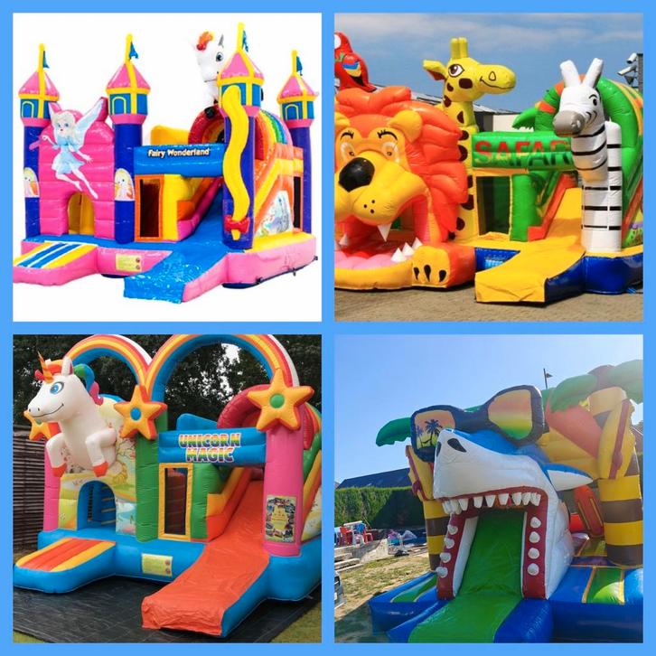 Springkasteel te huur, Hobby en Vrije tijd, Feestartikelen | Verhuur, Ophalen of Verzenden