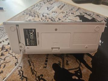 Lenco Cr-18 white wekkerradio beschikbaar voor biedingen