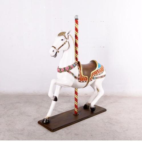 Carousel Horse — Statue de cheval Hauteur 167 cm, Collections, Collections Animaux, Neuf, Cheval, Enlèvement ou Envoi