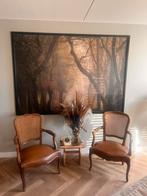 2 prachtige Louis XV fauteuils in goede staat!, Ophalen, Gebruikt, Minder dan 75 cm, Antiek klassiek brocante louis xv