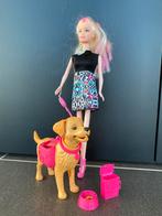 Barbie met hond, Ophalen of Verzenden, Zo goed als nieuw, Barbie