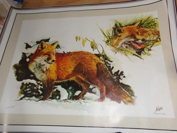 Ancienne affiche (poster) LEGIA (cartouches de la FN Herstal, Verzamelen, Merken en Reclamevoorwerpen, Ophalen