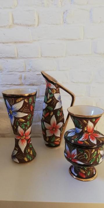 Quaregnon Hubert Bequet - 3 vazen beschikbaar voor biedingen