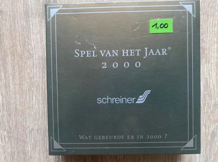 Spel van het jaar 2000 - allerlei vragen, Hobby en Vrije tijd, Gezelschapsspellen | Overige, Zo goed als nieuw, Ophalen of Verzenden