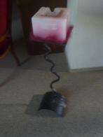 kandelaar, Huis en Inrichting, Ophalen, Overige materialen, Gebruikt, Zwart