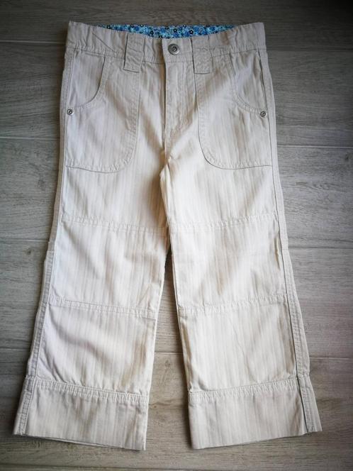 NIEUWE beige capri broek - Tik & Tak - maat 116., Kinderen en Baby's, Kinderkleding | Maat 116, Nieuw, Meisje, Broek, Ophalen of Verzenden