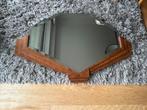 Miroir ART DECO authentique année 30 en loupe d'orme, Antiek en Kunst, Ophalen, Overige vormen, 50 tot 100 cm, Minder dan 100 cm
