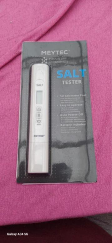 Zwembad zout meter  beschikbaar voor biedingen