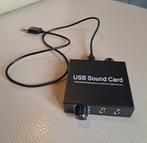 Carte son USB pour PC TSS et casque. Avec basses et volume, Enlèvement ou Envoi