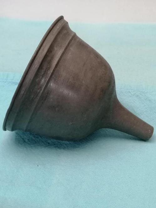 Antieke tinnen trechter. Erfstuk met karakter, Antiek en Kunst, Curiosa en Brocante, Ophalen