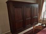 Grote massief eiken opberg / kleerkast, Ophalen, Gebruikt, 200 cm of meer, Eikenhout