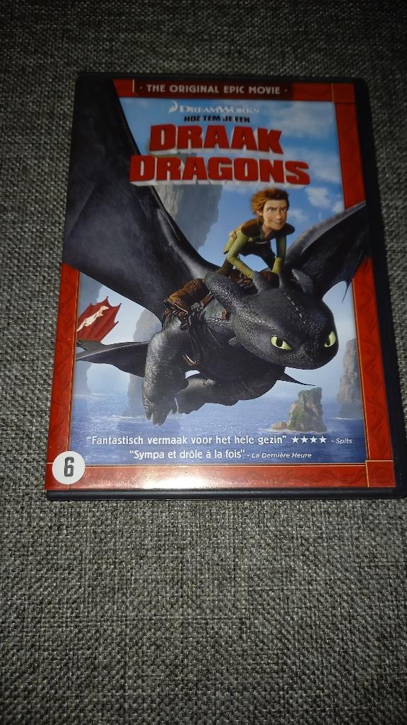 DVD Dragons, Cd's en Dvd's, Dvd's | Tekenfilms en Animatie, Gebruikt, Ophalen of Verzenden