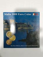 Malta EURO 2008 FDC jaarlijkse serie, Postzegels en Munten, Ophalen of Verzenden, Malta, 2 euro, Setje