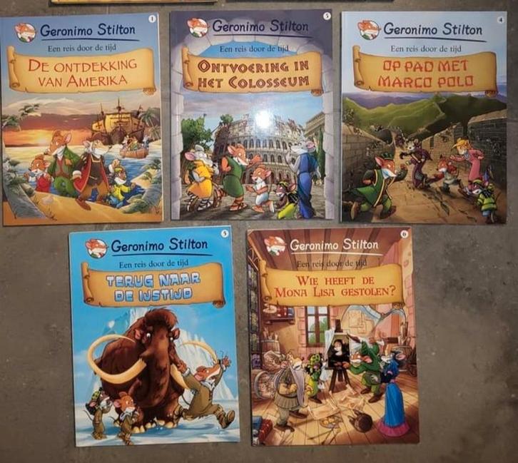 Geronimo stilton strips, Boeken, Strips | Comics, Gelezen, Amerika, Ophalen of Verzenden