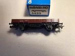 Märklin 4423 H0 Lageboordwagen van de DB in ovp, Enlèvement ou Envoi, Courant alternatif, Wagon, Comme neuf