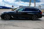 BMW 540d xDrive Touring M Sport BTWwagen LCI, Auto's, BMW, Zwart, Leder, Bedrijf, 3000 cc