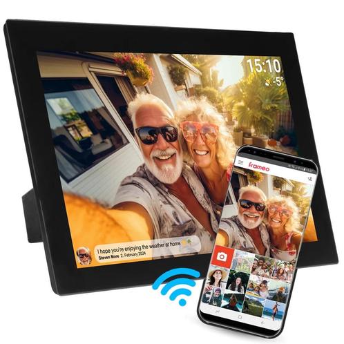 10.1" wifi video usb-c ips touchscreen fotolijst (nwst), Audio, Tv en Foto, Foto | Digitale fotokaders, Zo goed als nieuw, 8 tot 12 inch