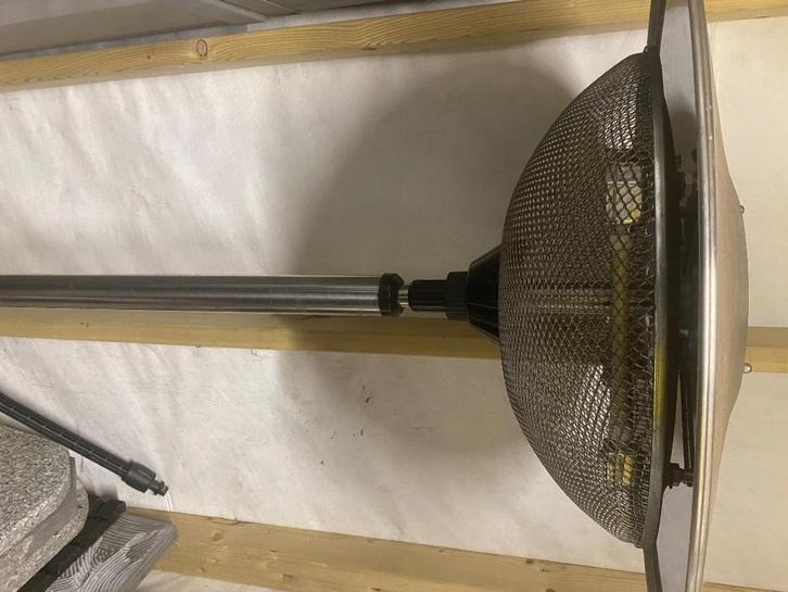 elektrische terrasverwarmer in inox, Tuin en Terras, Terrasverwarmers, Gebruikt, Elektrisch, Vloer, Ophalen