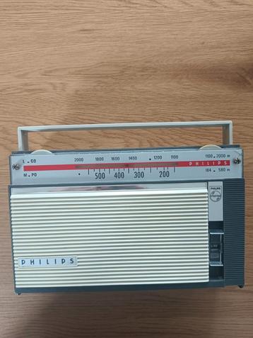 Radio Philips pour déco années 60, Enlèvement ou Envoi, Utilisé, Radio