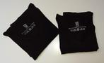 Zwarte T-Shirt heren set van 2 v-neck action M, Noir, Taille 48/50 (M), Envoi, Neuf