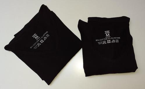 Zwarte T-Shirt heren set van 2 v-neck action M, Vêtements | Hommes, T-shirts, Neuf, Taille 48/50 (M), Noir, Envoi