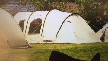 Eureka tunneltent katoen 5 personen, Caravans en Kamperen, Tenten, Ophalen, Zo goed als nieuw