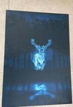 Poster en métal Deer Patronus, Collections, Comme neuf, Enlèvement ou Envoi