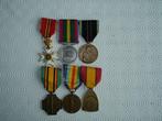 Abbl medailleset, Ophalen of Verzenden, Landmacht, Lintje, Medaille of Wings