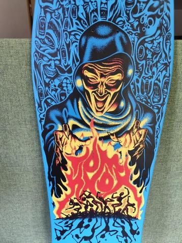 Santa Cruz Tom Knox Fire Pit Deck (Blue) NEW, Enlèvement ou Envoi, Neuf, Skateboard