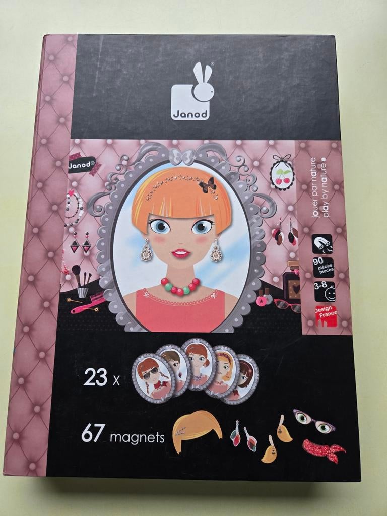 Janod magneetboek, Ophalen of Verzenden, Gebruikt, Puzzelen