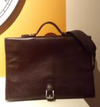 Sacoche vintage besace cartable cuir brun Hidesign, Moins de 30 cm, Cuir, Brun, 30 à 40 cm