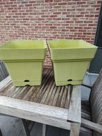 2 pots de fleurs avec réservoir d'eau, Jardin & Terrasse, Utilisé, Enlèvement ou Envoi