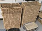 Rieten wasmanden, Huis en Inrichting, Woonaccessoires | Schalen en Manden, Ophalen, Gebruikt, Mand, Riet