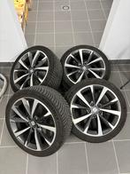 Jantes en alliage SEAT originales + pneus hiver R18 225/40, Auto-onderdelen, Banden en Velgen, 18 inch, Gebruikt, Band(en), 225 mm