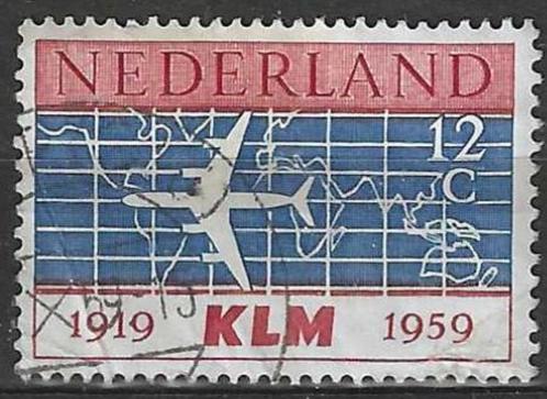 Nederland 1959 - Yvert 710 - 40 Jaar K.L.M. (ST), Postzegels en Munten, Postzegels | Nederland, Gestempeld, Verzenden