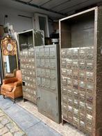 2 Vintage Industriële ladekasten met elk 40 laden, Enlèvement, Utilisé