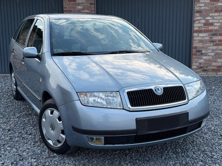(103.946Km) Skoda Fabia 1.9SDi (64Ch) 12/2002 (1ère Main), Auto's, Skoda, Bedrijf, Te koop, Fabia, ABS, Airbags, Airconditioning