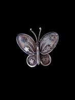 Ancienne broche pendentif papillon de 3,6 cm, Handtassen en Accessoires, Antieke sieraden, Ophalen, Broche