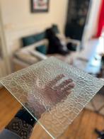 Vierkante borden, Ophalen, Zo goed als nieuw, Glas