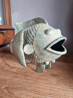Bronzen beeld vis karper, Ophalen of Verzenden