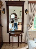 Petite table de style Louis XVI avec miroir, 1920,, Antiquités & Art, Enlèvement, Rectangulaire, 100 à 150 cm, 150 à 200 cm