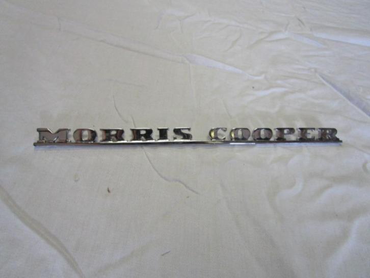 embleem achterklep "morris cooper" mk1 Klassieke Mini, Auto-onderdelen, Carrosserie, Achterklep, Mini, Oldtimer onderdelen, Rover